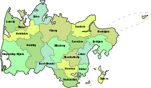 Administrative Einteilung von Midtjylland