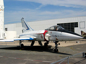 Mirage 4000 im Musee de l'Air et de l'Espace in Le Bourget