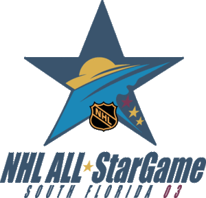 Das offizielle Logo des NHL All-Star Games 2003 in Sunrise