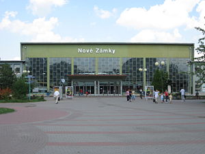 Bahnhof in Nové Zámky
