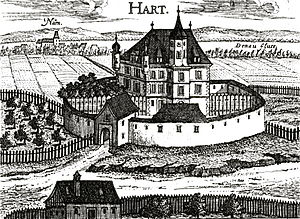 "Hart", Stich von Georg Matthäus Vischer, 1674[1]