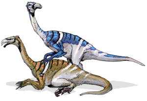 Zeichenrische Darstellung von Nanshiungosaurus