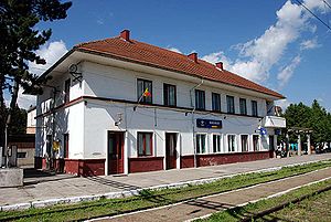 Bahnhof in Năsăud
