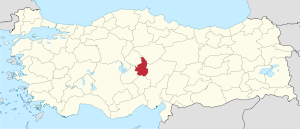Nevsehir in Turkey.svg