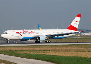 Boeing 767-300ER der Austrian Airlines