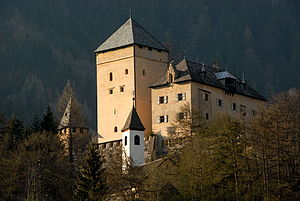 Burg Groppenstein nord-westlich von Obervellach