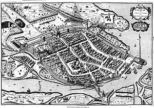 Die stark befestigte Stadt Galway im 17. Jahrhundert