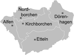 Ortsteile Borchen.svg