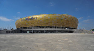 Das fertiggestellte Stadion