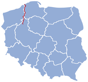 Strecke der Bahnstrecke Piła–Ustka