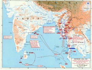 Japanische Angriffe in Südasien, Januar bis Mai 1942