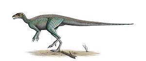 Lebendrekonstruktion von Parksosaurus warreni