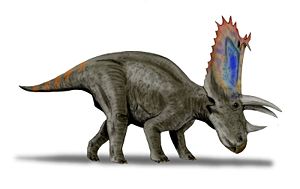 Lebendrekonstruktion von Pentaceratops