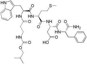 Strukturformel von Pentagastrin