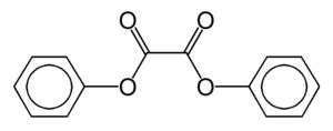 Strukturformel von Diphenyloxalat