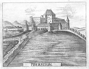 Piberstein um 1674, Stich von G.M.Vischer