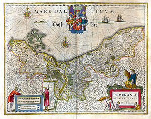 Schwedisch-Pommern (westlich der Oder) um 1700