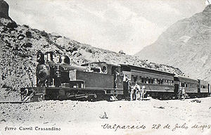 Zug der Transandino 1908