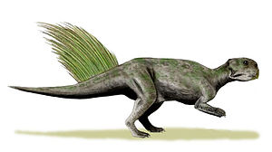 Rekonstruktion von Psittacosaurus mongoliensis