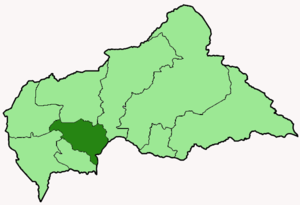 Karte Erzbistum Bangui
