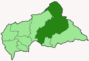 Karte Bistum Bambari