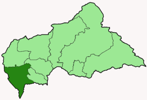 Karte Bistum Berbérati
