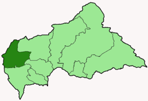 Karte Bistum Bouar