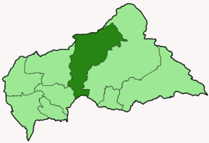 Karte Bistum Kaga-Bandoro