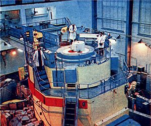 Der Reaktor Ewa im Jahr 1974