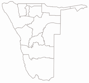Regionen in Namibia grau-weiß.png