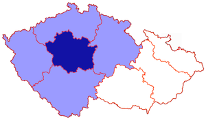 Karte Erzbistum Prag