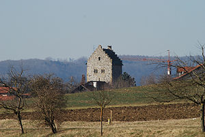 Burgstall von Hilzingen aus