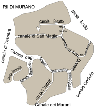 Kanäle von Murano