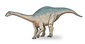 Lebendrekonstruktion von Riojasaurus incertus
