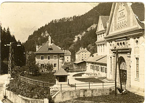 Ruetzkraftwerk in den 1930er Jahren