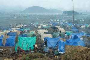 Hutu-Flüchtlingslager im Osten Zaires.