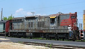 EMD SD7 der Southern Pacific Railway #1518