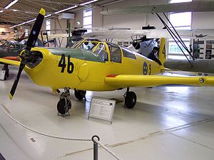 Saab 91B im Flygvapenmuseum