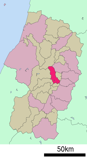 Lage Sagaes in der Präfektur