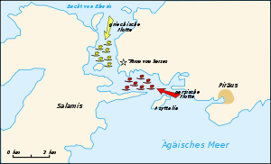 Salamine battle map-de.svg