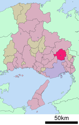 Lage Sandas in der Präfektur