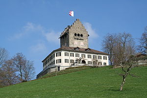 Schloss Uster, von Südosten betrachtet (März 2011)