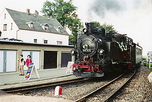 99 713 auf der Museumsbahn Schönheide