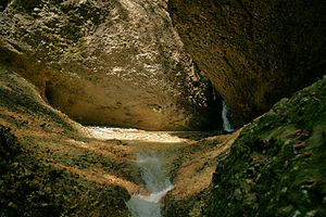 Der Seeblibach frisst sich durch die Nagelfluh