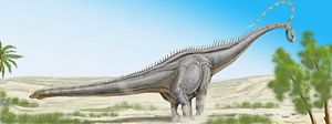 Lebendrekonstruktion von Seismosaurus hallorum