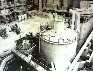 Innenaufnahme des Reaktorgebäudes