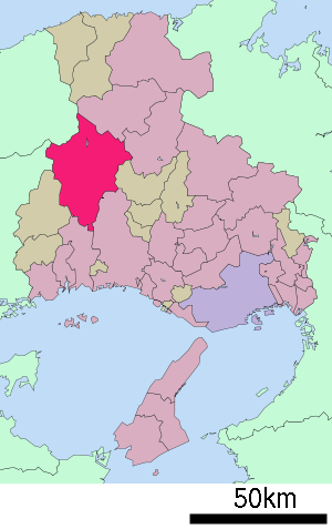 Lage Shisōs in der Präfektur