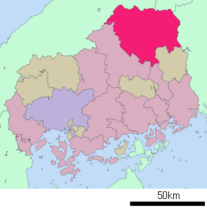 Lage Shōbaras in der Präfektur