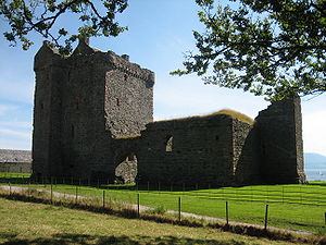 Die Ruine von Skipness Castle