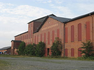 Die Zuckerfabrik in Skivarp war Hauptkunde der Bahn